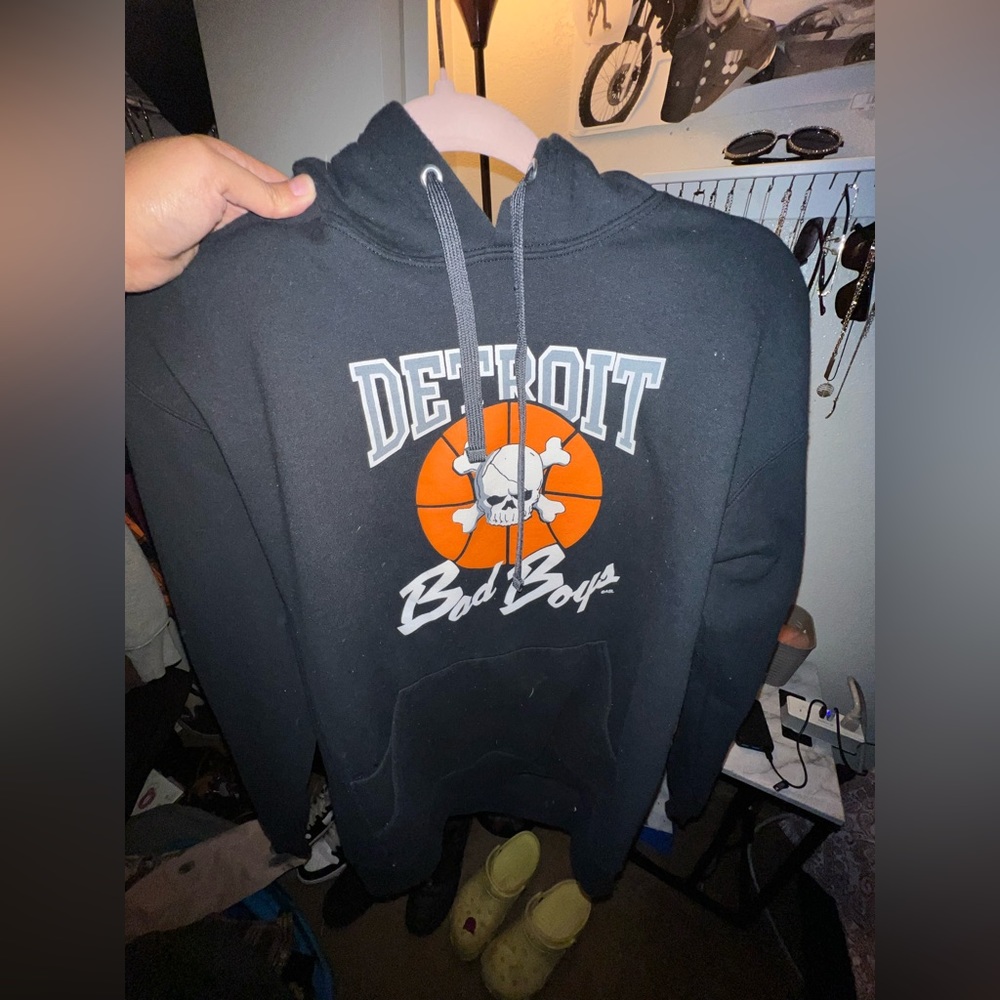 Detroit Bad Boys Basketball Hoodie